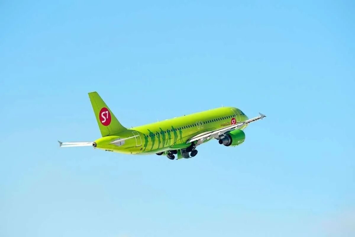 Самолет на зеленом фоне. Самолёт s7 airlines. самолеты с7 авиакомпания. s7 airlines авиапарк самолетов. зелёный самолёт s7.
