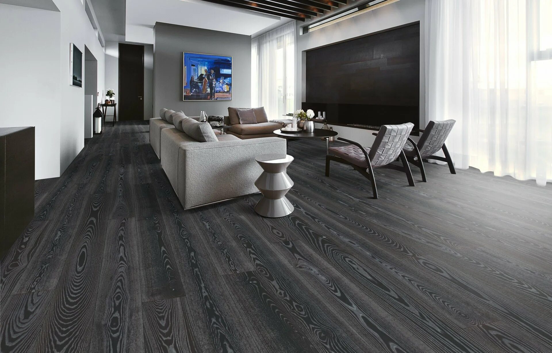 Ламинат parkett луар темный. Ламинат my floor residence ml1011 дуб макро серый. Ламинат темный фото. Современный ламинат в интерьере. Дуб гренланд линолеум.