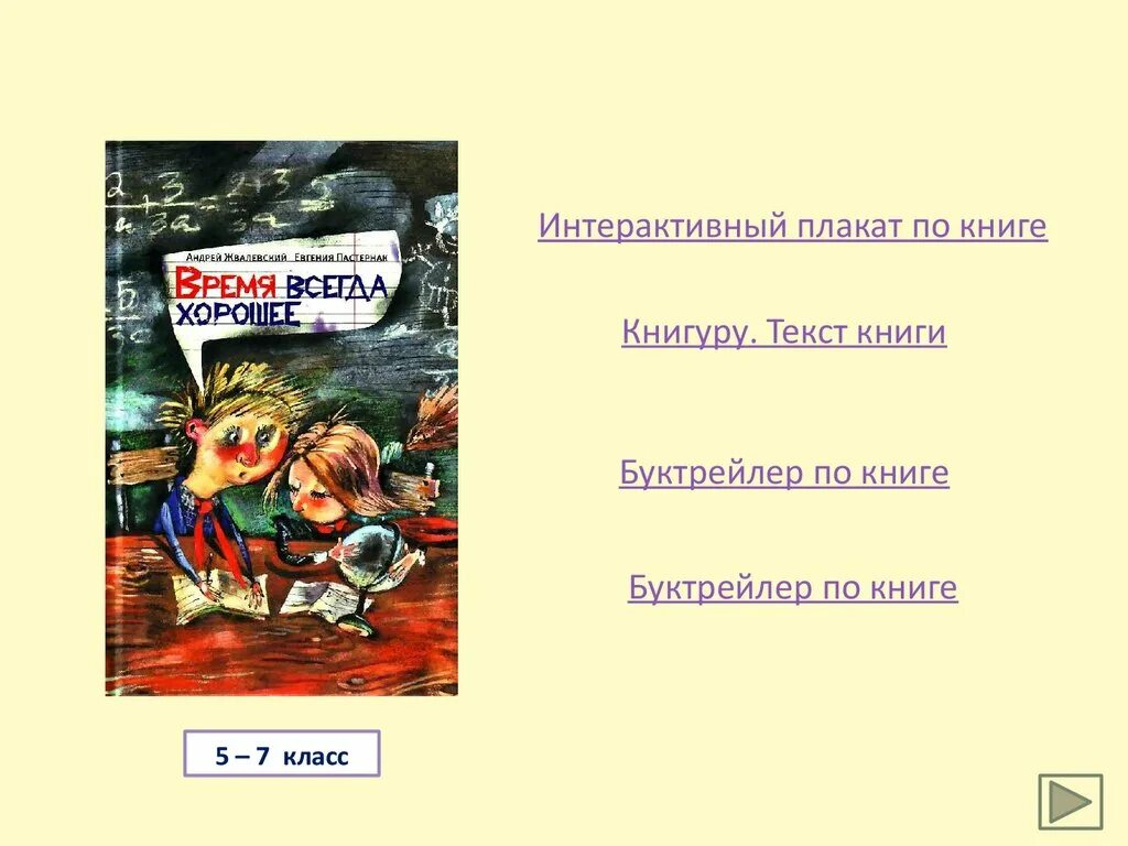 Время всегда хорошее конспект 6 класс. Интерактивный плакат по книге. Интерактивный Постер по книге. Книга время всегда хорошее. Буктрейлер по книге.