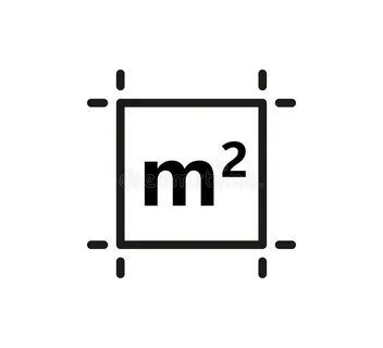 Квадратный метр символ