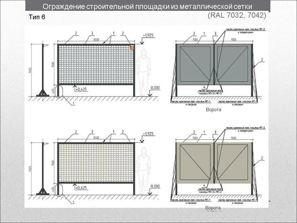 Ограждение стройплощадки временное по ГОСТ 23407-78. Конструкция ограждения строительной площадки чертеж. Защитные временные ограждения строительных площадок dwg. Защитно-охранное ограждение 3 БН 1 чертеж. Высота временных ограждений