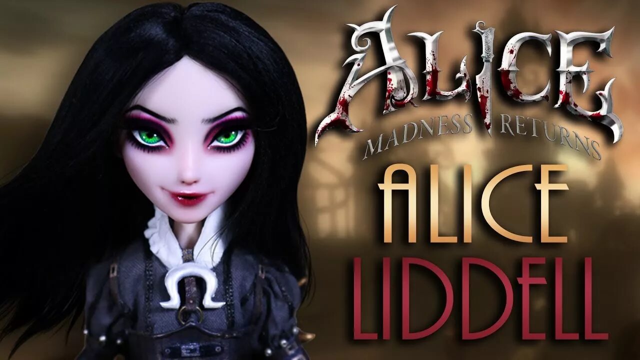 Алиса включи монстров. Алиса Лидделл кукла. Monster High ООАК Alice Madness Returns.