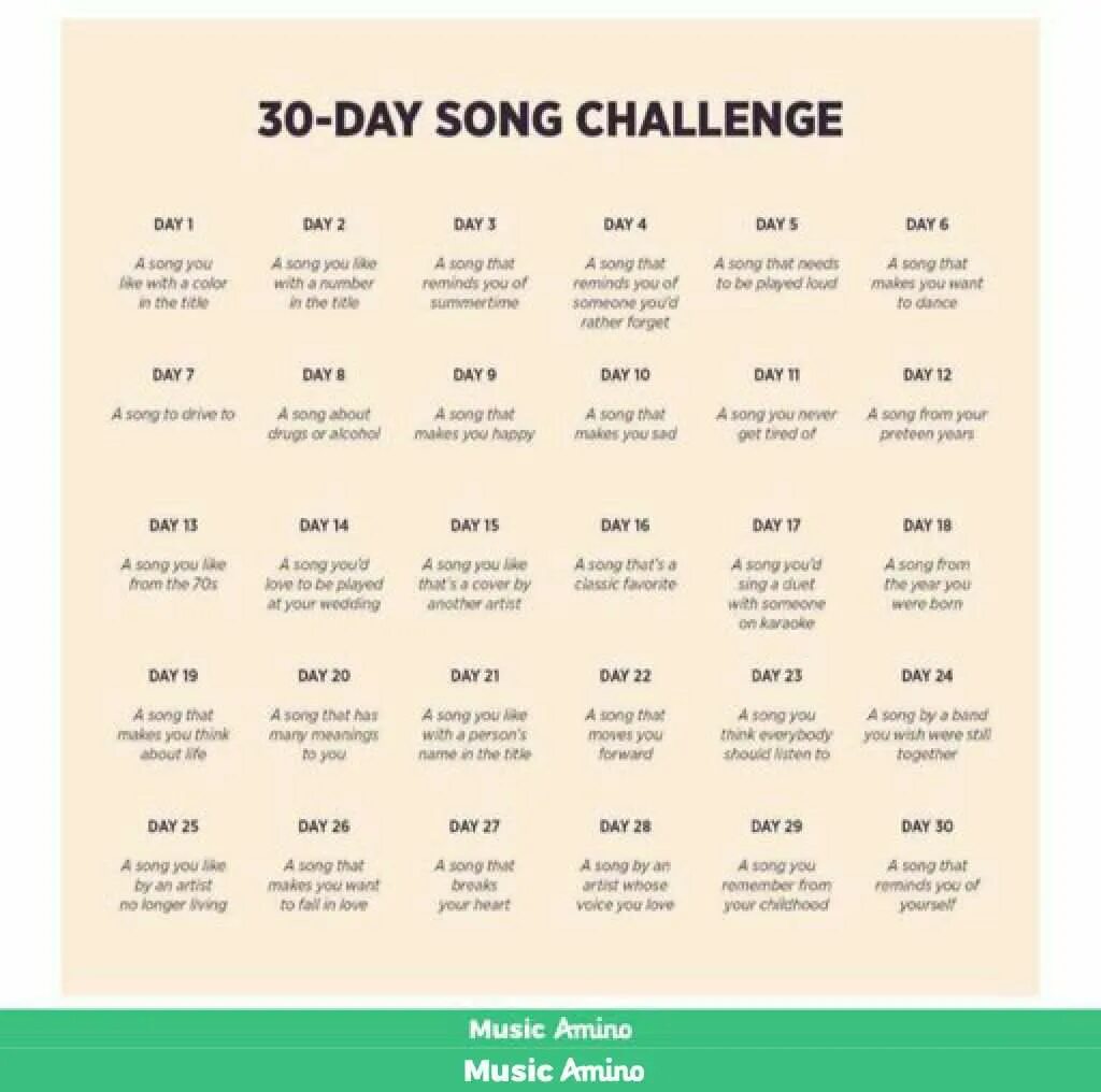 Челлендж 1 день. Музыкальный ЧЕЛЛЕНДЖ на 30 дней. 30 Days Music Challenge. 20 Дней 20 песен ЧЕЛЛЕНДЖ. Сонг ЧЕЛЛЕНДЖ.