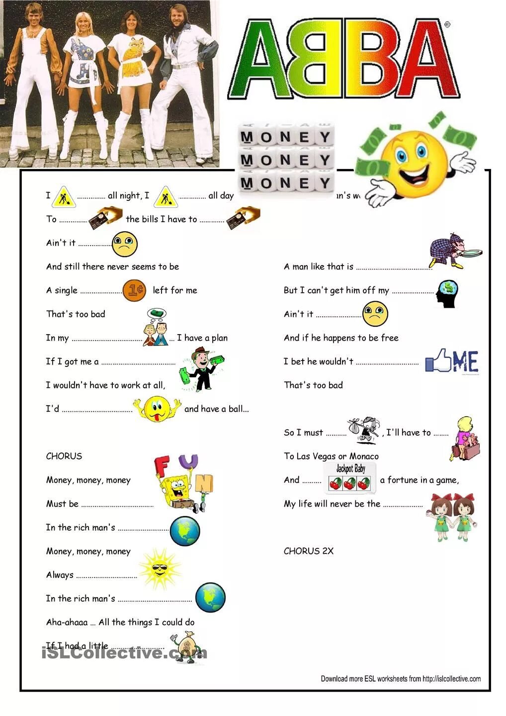 ABBA money текст. Money money money ABBA Worksheets. Song Lyrics Worksheets. Money ABBA Worksheet. Английская песня money money