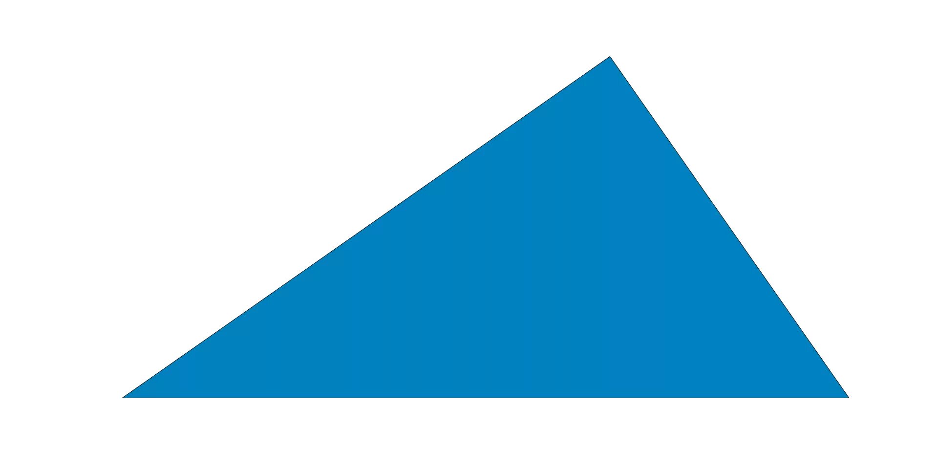 Scalene Triangle. Разносторонний треугольник. Геометрические фигуры треугольник. Синий треугольник.