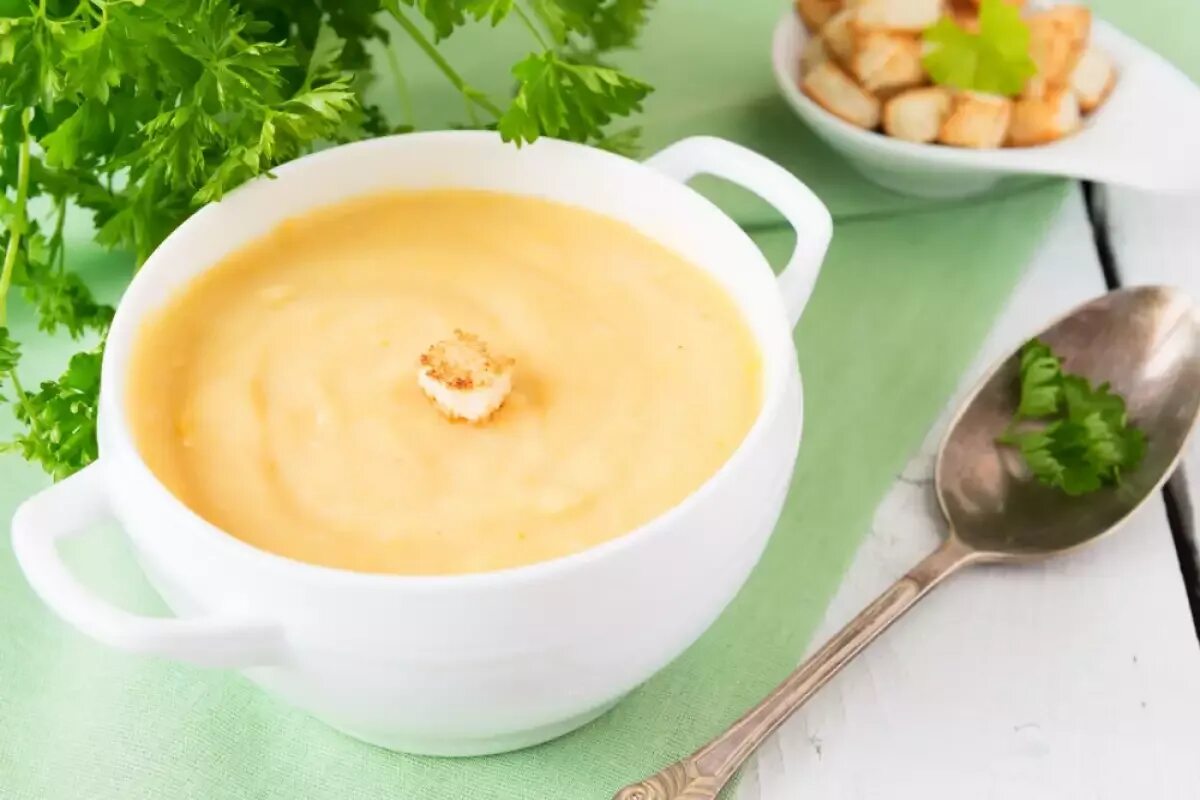 Приготовления супа пюре из картофеля
