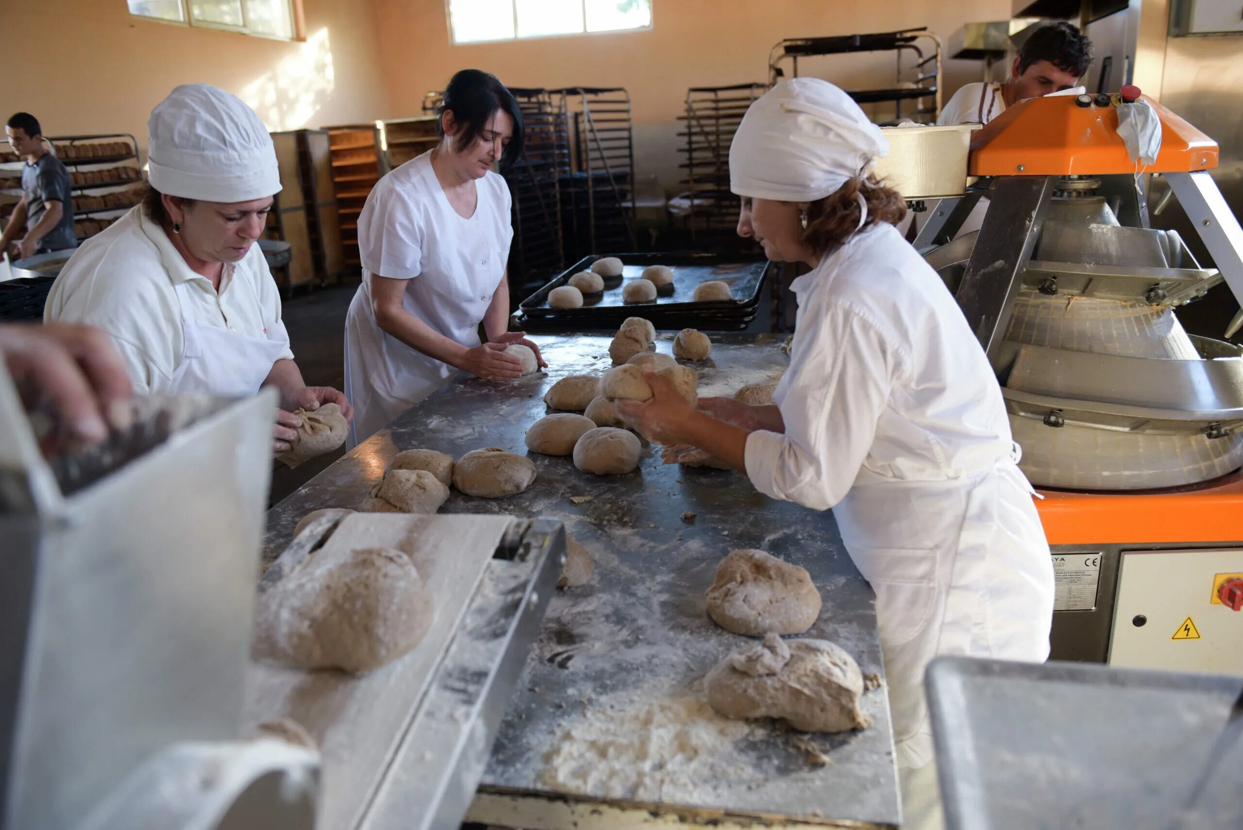 Хлебопекарная промышленность. Формовщица хлебобулочных изделий. Предприятие хлебобулочных изделий. Пекарь в пекарне. Цех хлебобулочных изделий.