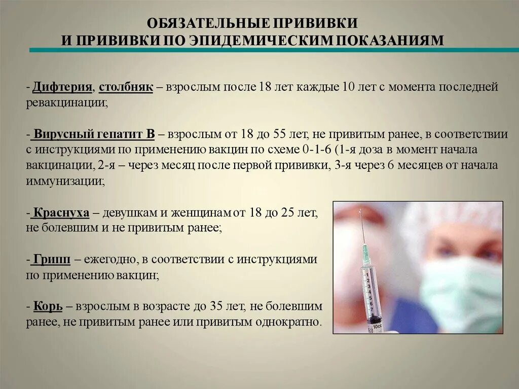 Обязательна ли вакцинация