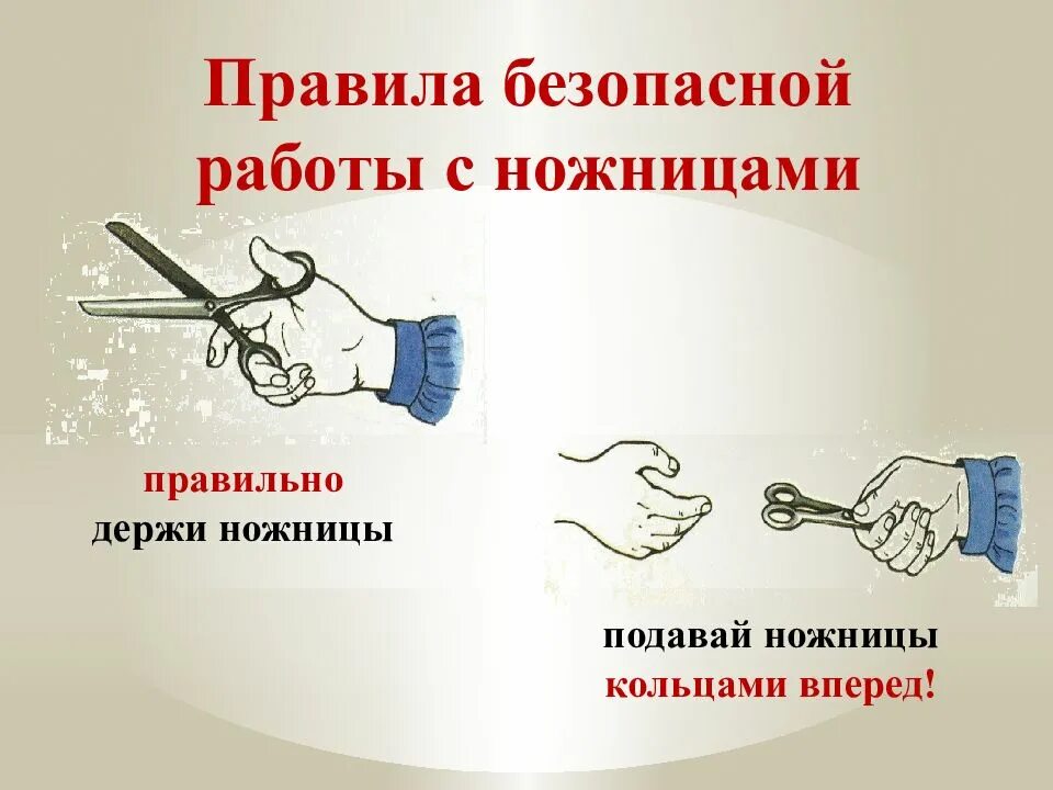 Нерабочий как правильно. Правила работы с ножницами. правила пользования ножницами для дошкольников. как правильно держать ножницы. правила безопасной работы.