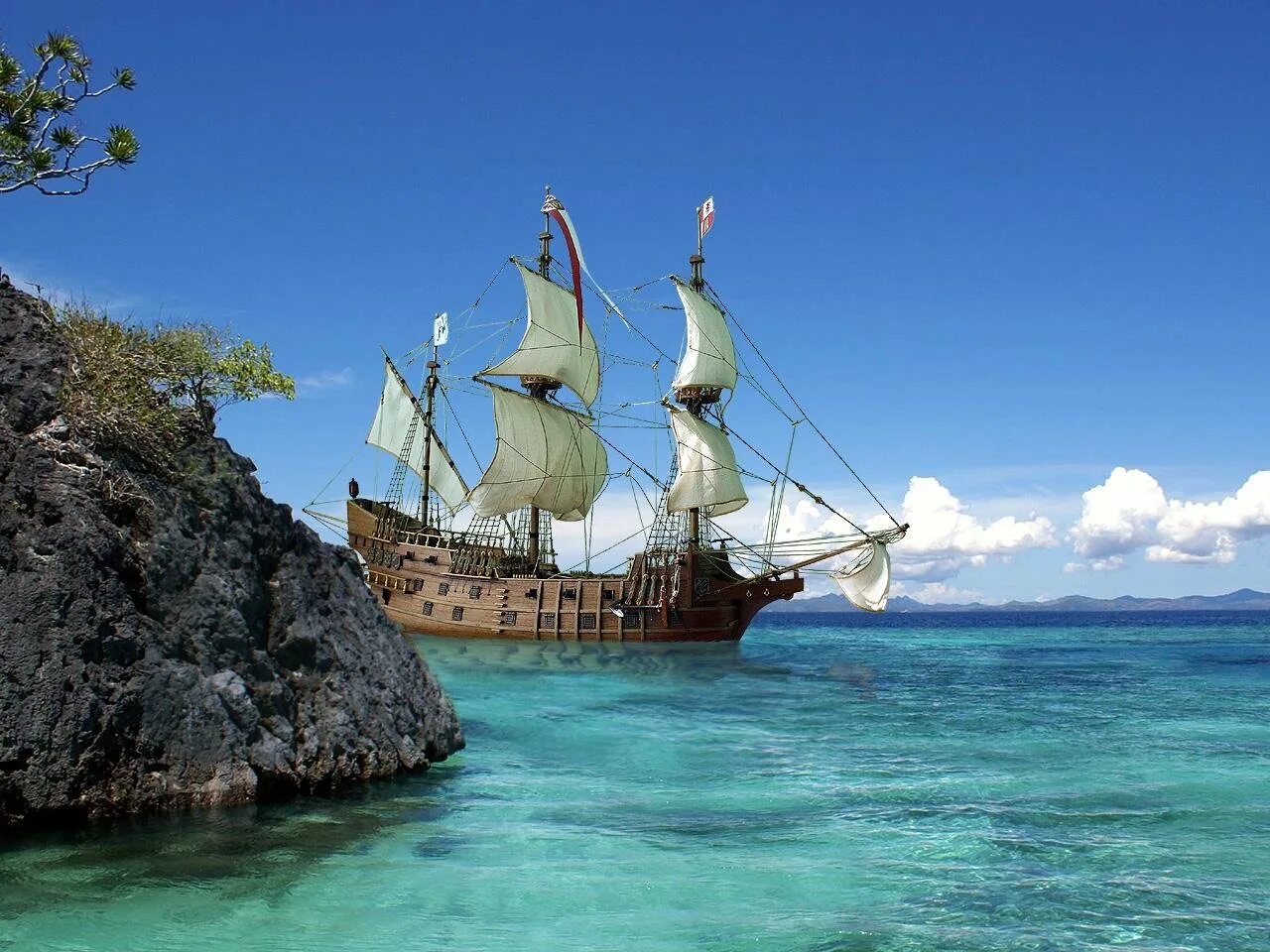 Галеон корабль испанский. Парусник Галеон Испании. Эспаньола корабль остров сокровищ. Галеон корабль 17 века.