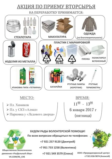Какое вторсырье можно сдавать