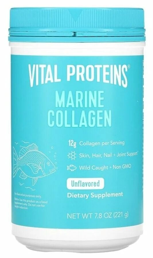 Marine collagen c. Vital Proteins, морской коллаген. Vital Proteins Marine Collagen 221 g e. Коллаген морской айхерб. Mermaids коллаген.