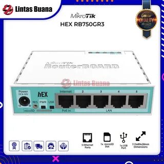 Mikrotik hex rb750gr3