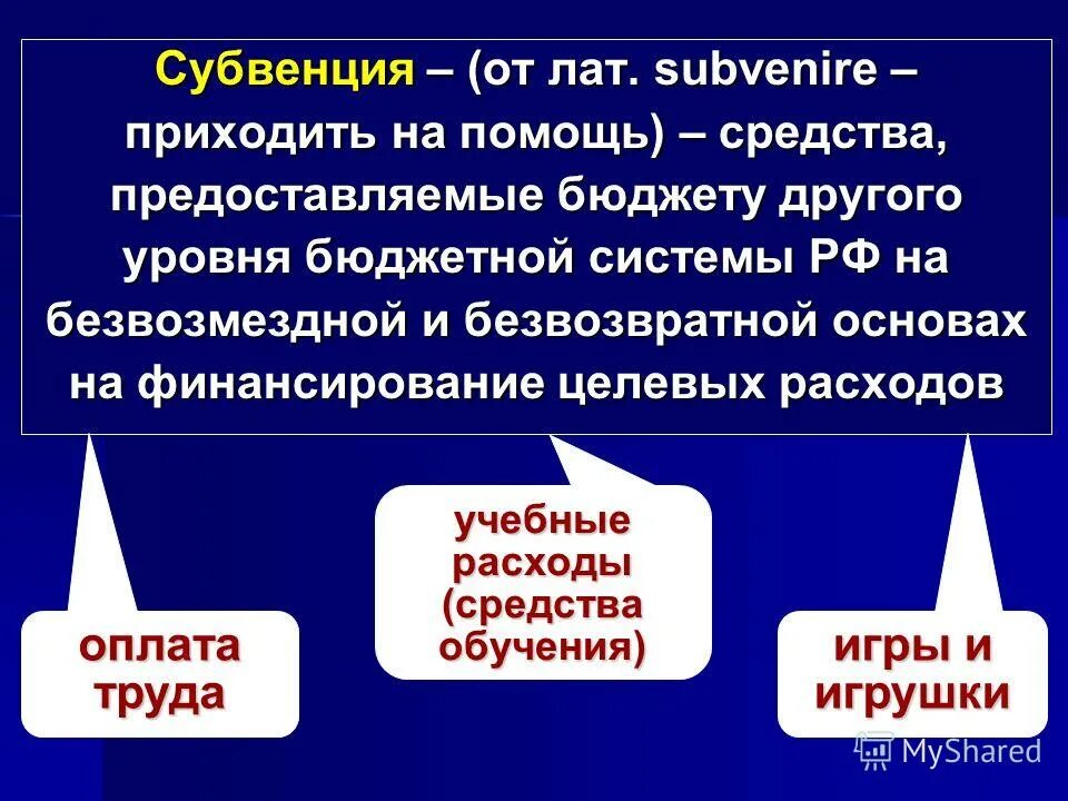 Субвенция что это такое. Субвенция это. Средства субвенции это. Субвенции это бюджетные средства. Субвенция пример.