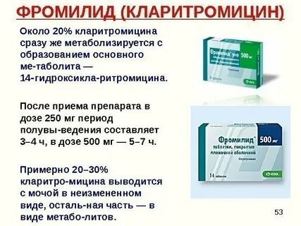 Кларитромицин можно ли детям