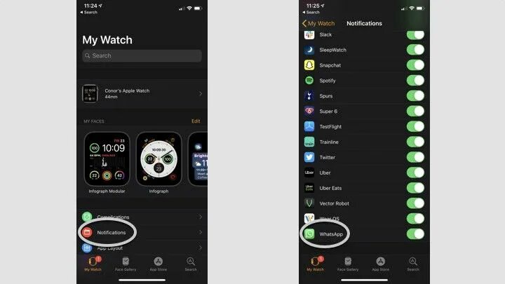 Как на эппл вотч se установить ватсап. Apple watch уведомления whatsapp. уведомления ватсап на часах apple. как установить ватсап на apple watch. как установить уведомления на эппл вотч.