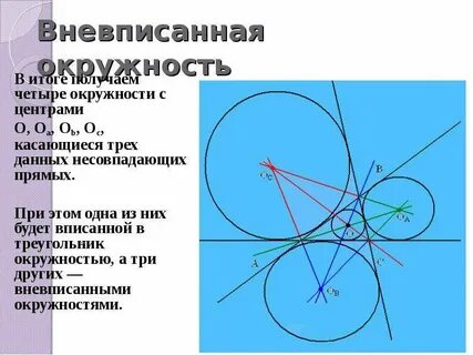 Две несовпадающие окружности