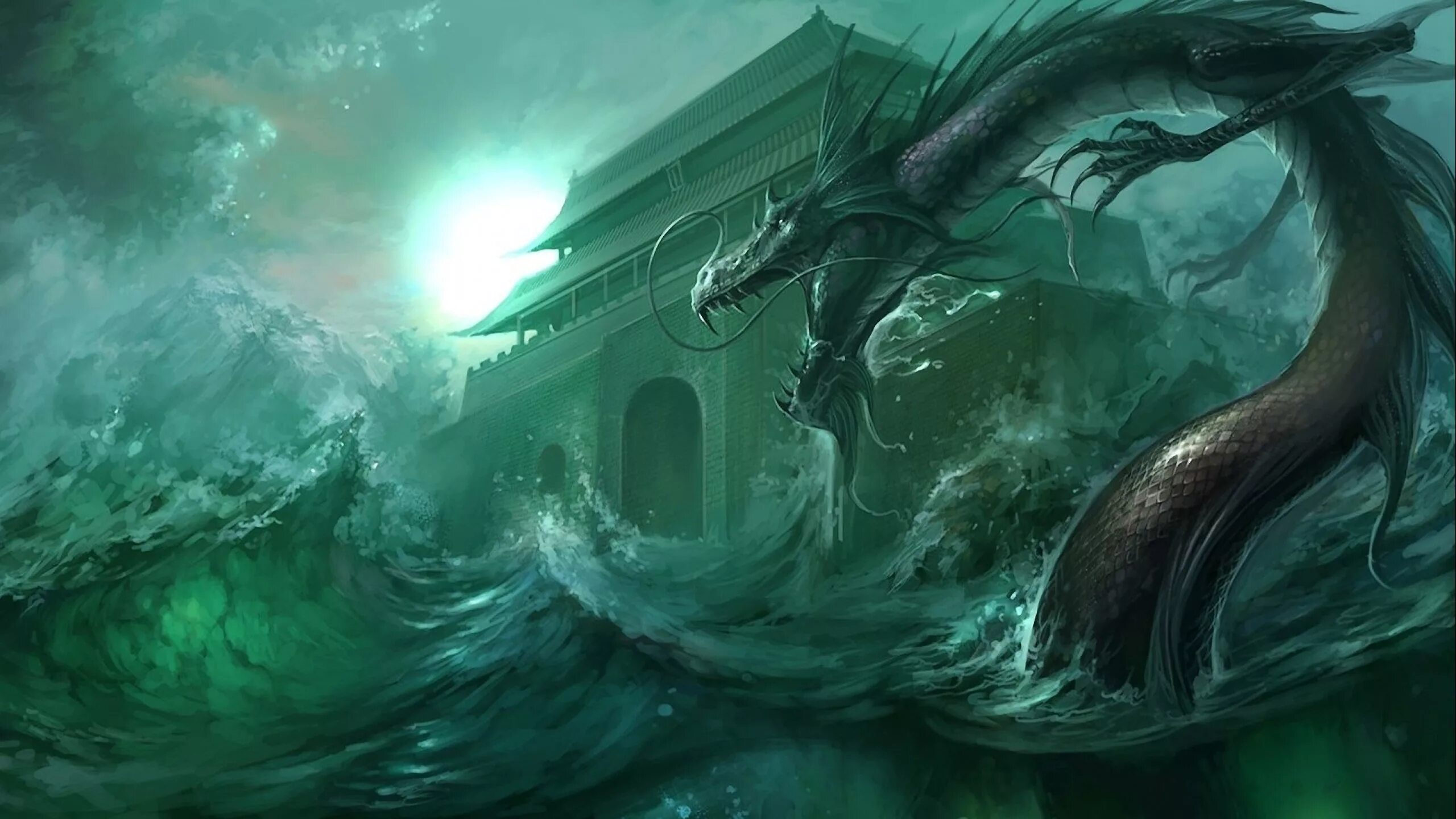 Фантастика про океан. Дагон Морское чудовище. Морской дракон (Draco Marinus). Левиафан Морское чудовище.