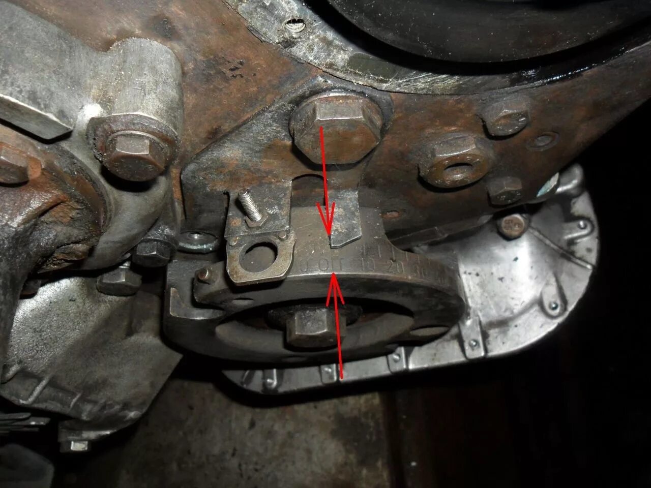 Как снять балансир мерседес 616 ом Locating the OM616 and OM617 Internal Engine Timing Marks Engine Problem Mercede