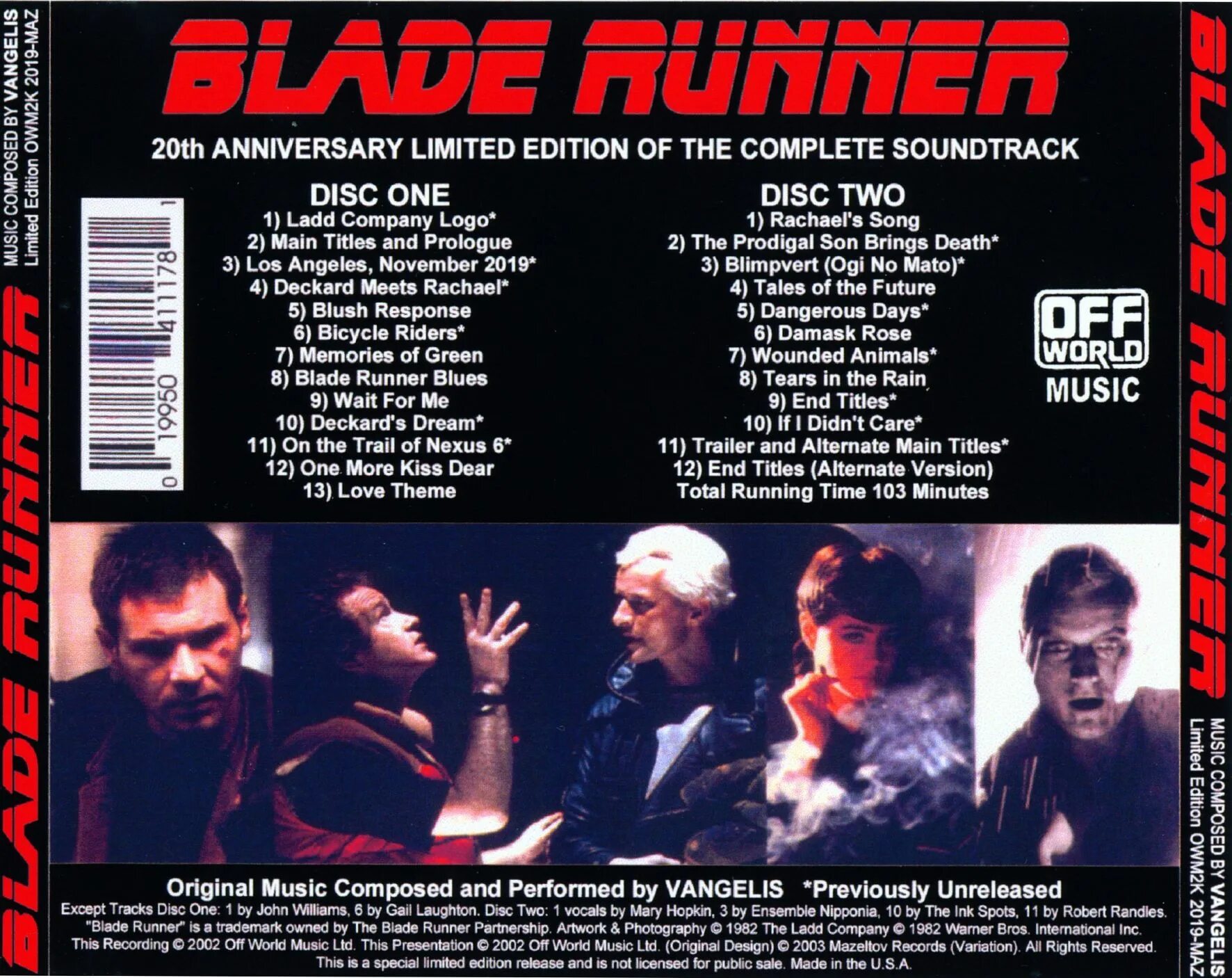 Runner soundtrack. Vangelis - Blade Runner (1994). [1982] Vangelis - Blade Runner. Vangelis – Blade Runner (LP). Blade Runner Trilogy.