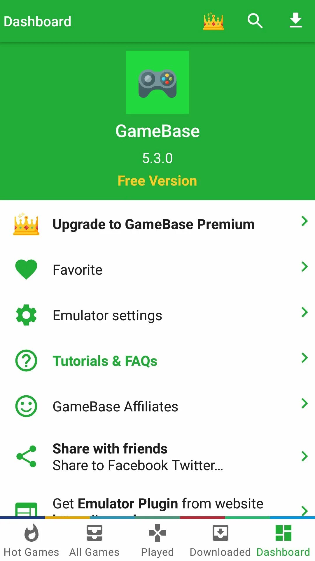 Gamebase. GAMEBASE app. GAMEBASE+.