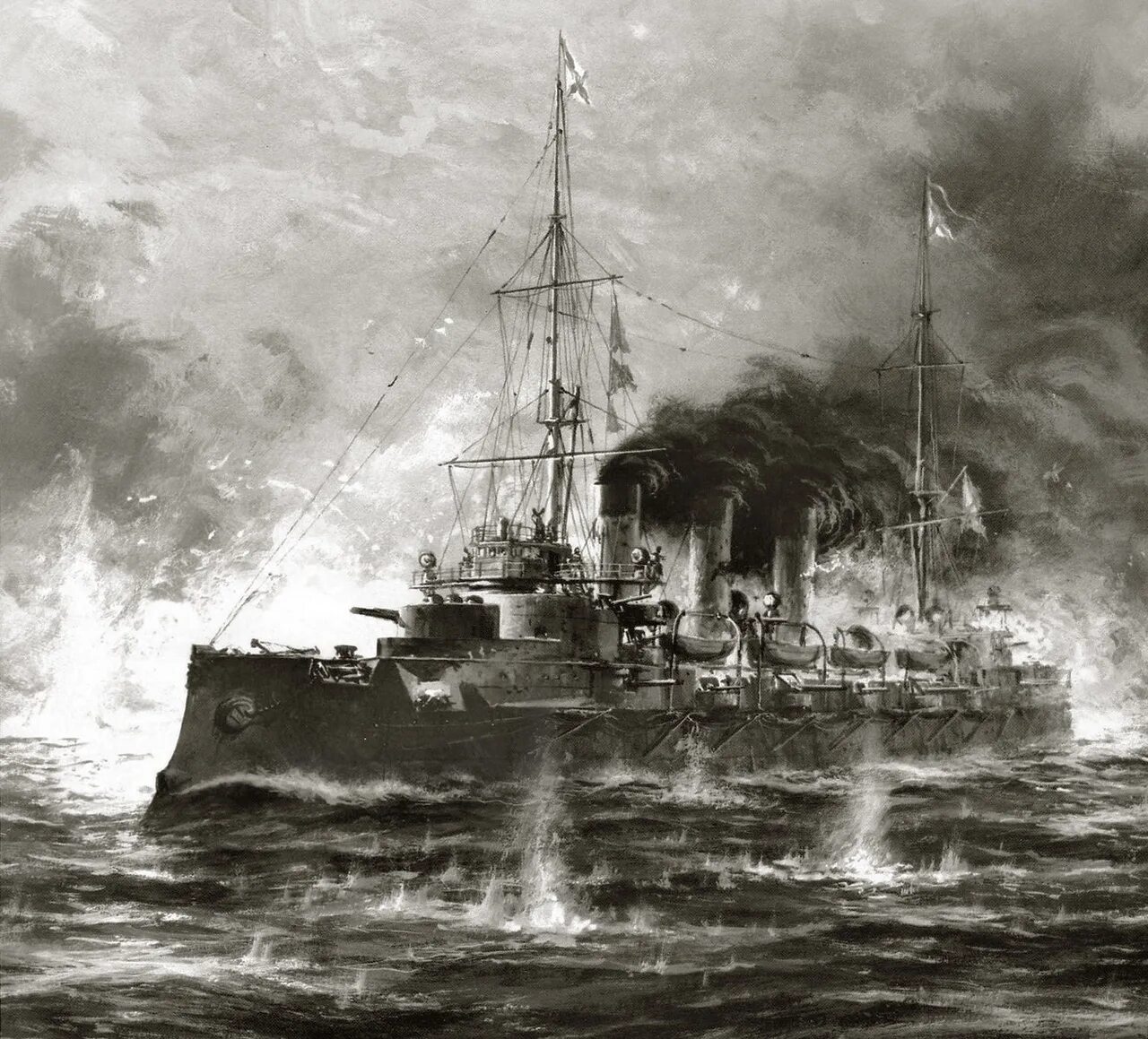 Нападение японцев в чемульпо. Варяг бронепалубный крейсер. Варяг корабль 1904. Подвиг крейсера Варяг.