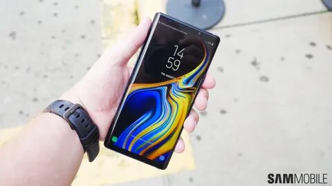 Galaxy note 9 экран
