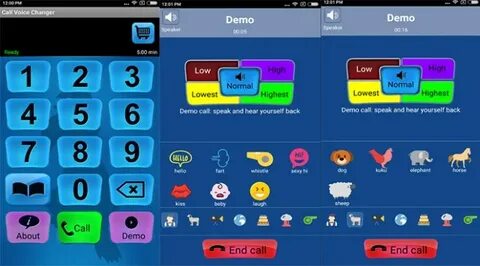 Voice changer client demo