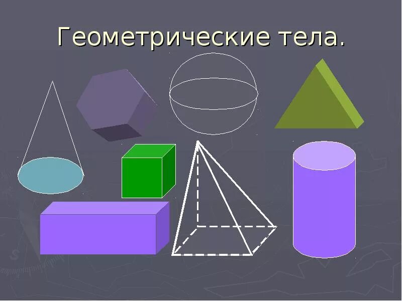 Геометрическое тело 10. Геометрические тела. Объемные геометрические тела. Геометрические фигуры и геометрические тела. Пространственные геометрические тела.