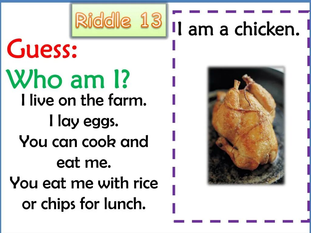 Слова chicken chicken. Загадки на английском языке. Riddles for Kids in English about food. English Riddles food. Загадки на английском для детей.