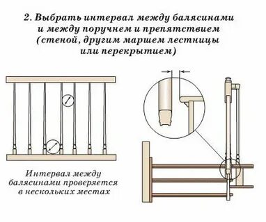 Расстояние балясин на лестнице