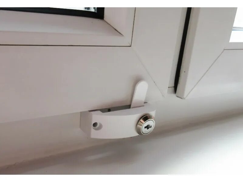 Детский замок Baby Safe Lock CABLE PRIME с тросиком белый