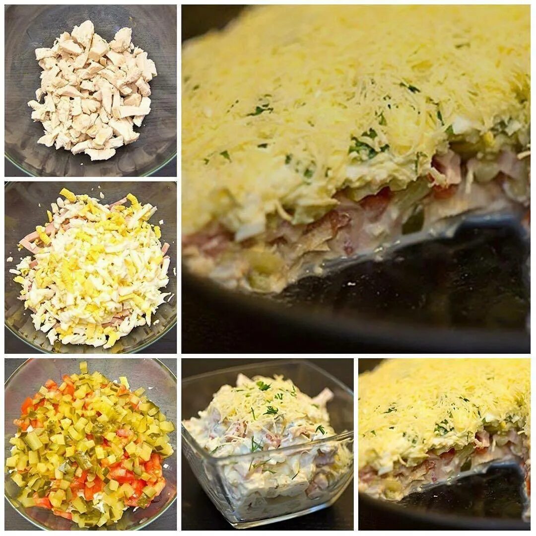 Салат русская красавица с ветчиной и курицей. Салат русская красавица с копченой колбасой помидором сыром. Салат красавица с курицей. Салат русская красавица с ветчиной. Салат русская красавица классический.