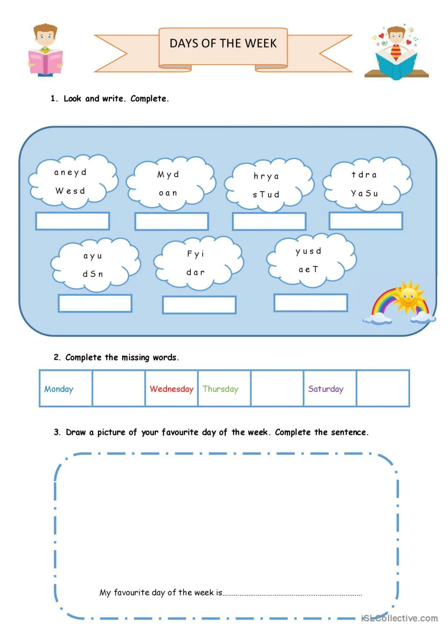 Days of the week. Months Days of the week Worksheets. Worksheets for Days of the week. Days of the week and months.