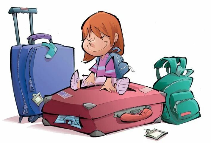 2 character the suitcase load