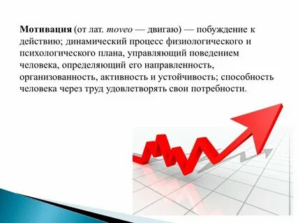 Мотивация возникает