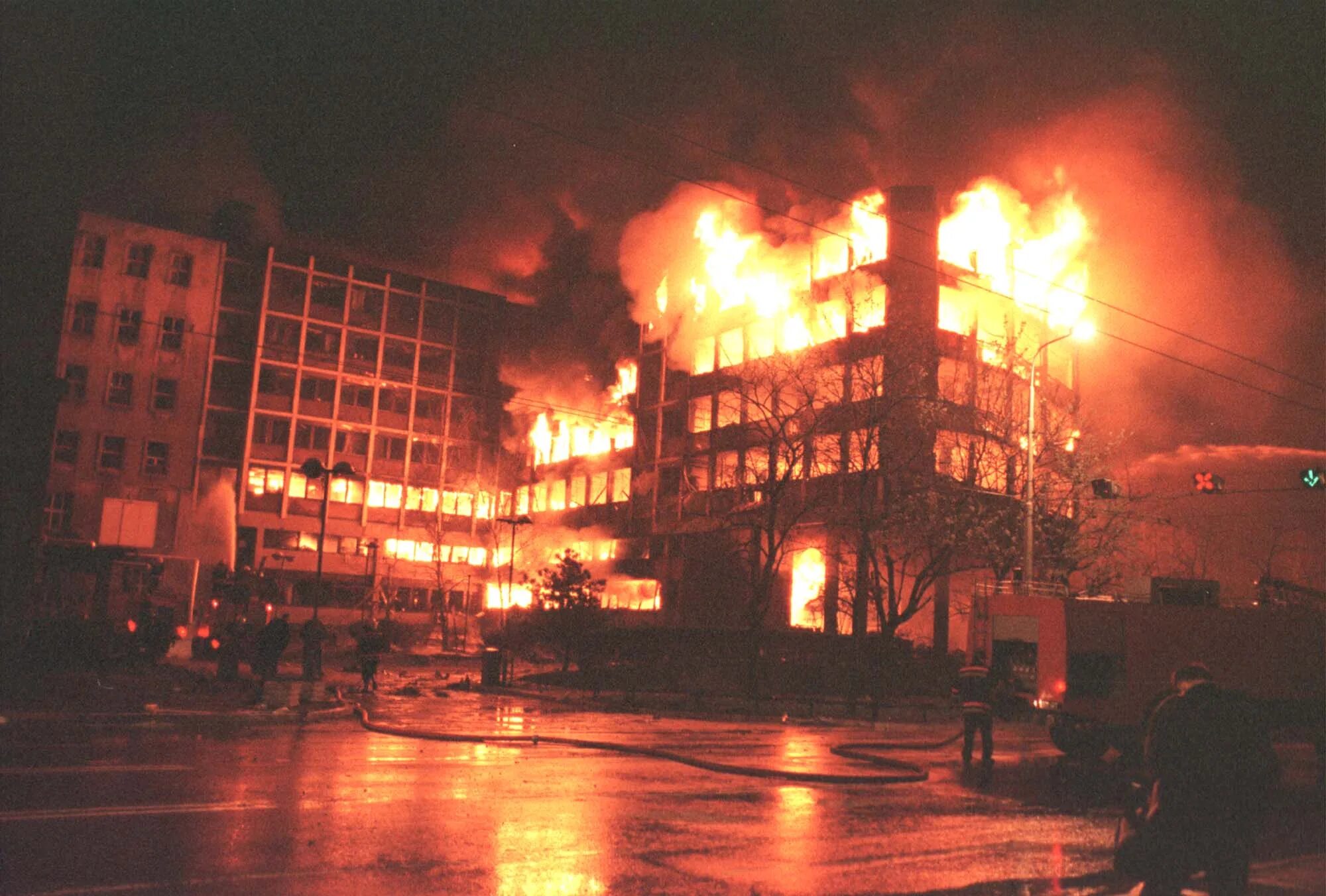 Нато 99 год. Бомбёжка Белграда 1999.