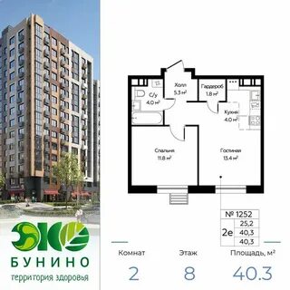 Экобунино квартиры