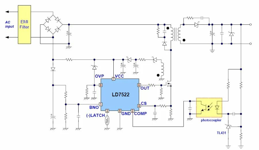 Ld7522 схема блока питания. Viper22a схема. ШИМ контроллер viper20a. ШИМ источник питания схема.