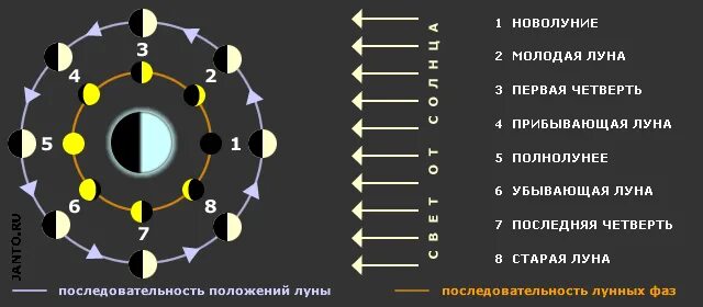 Фазы Луны. Фазы Луны схема. Полнолуние схема. Луна в разных фазах. Почему изменяется луна