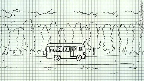 10 минут едет автобус