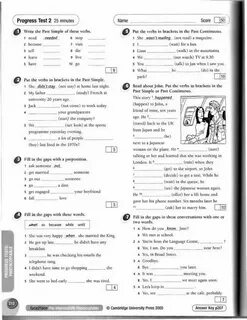 Pre intermediate test 9