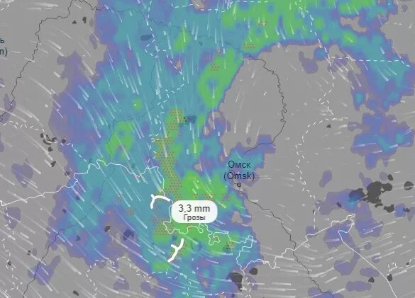 Где области дождя. Карта гроз. Карта гроз и осадков. Карта осадков Омск. Климат Омска карта.