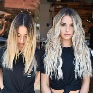 как называется окрашивание волос корни темные