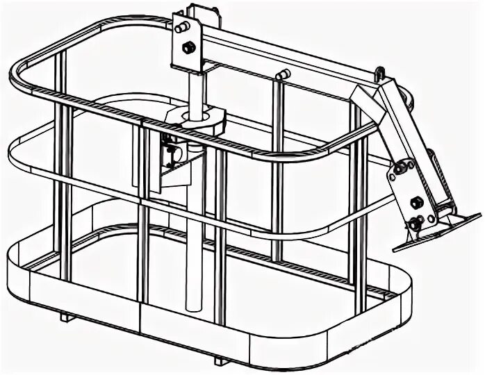 Монтажная корзина для КМУ рк23500. Чертёж монтажной люльки для КМУ. Габариты монтажной люльки для КМУ. Люлька для КМУ Канглим 1256.