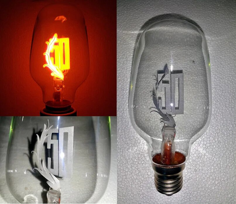 сделай лампу 50. производство лампочек. сувенирная лампочка "50 лет октябрьской революции", ссср, 1967. лампочка 50. сделай лампу 50.