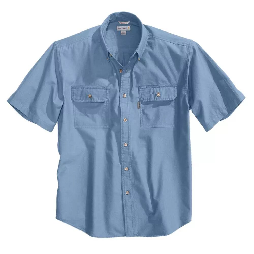 Button shirt. Carhartt frosted blue shirt. рубашка кархарт с коротким рукавом. рубашка с коротким рукавом carhartt. carhartt fort short.
