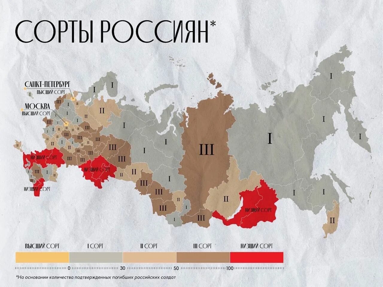 Расскажи потери россии. Сорты россиян. Потери России по регионам. Сорта людей по регионам России. Карта России.