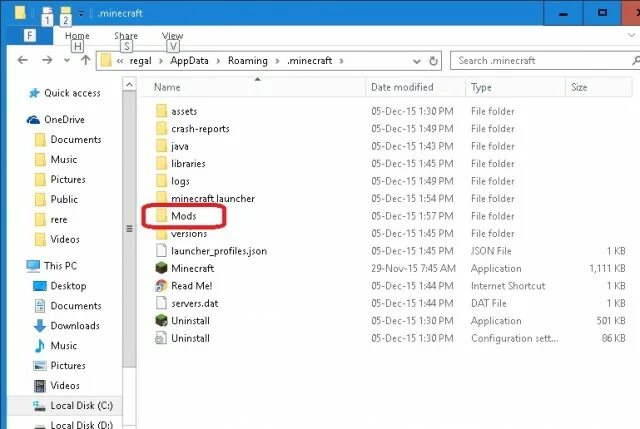 Open mods folder. Где находится appdata. how to open appdata. как найти папку mods в minecraft. все папки майнкрафт.