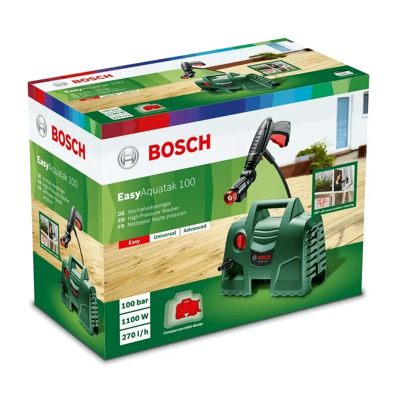 Мойка бош купить. Bosch easy Aquatak 100. Автомойка Bosch EASYAQUATAK 100. Мойка Bosch Aquatak 100. Bosch 100 мойка высокого давления.